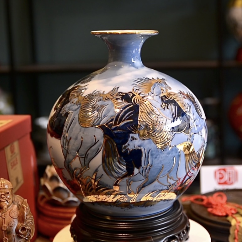 Bình hút lộc vàng 24k – DM6813