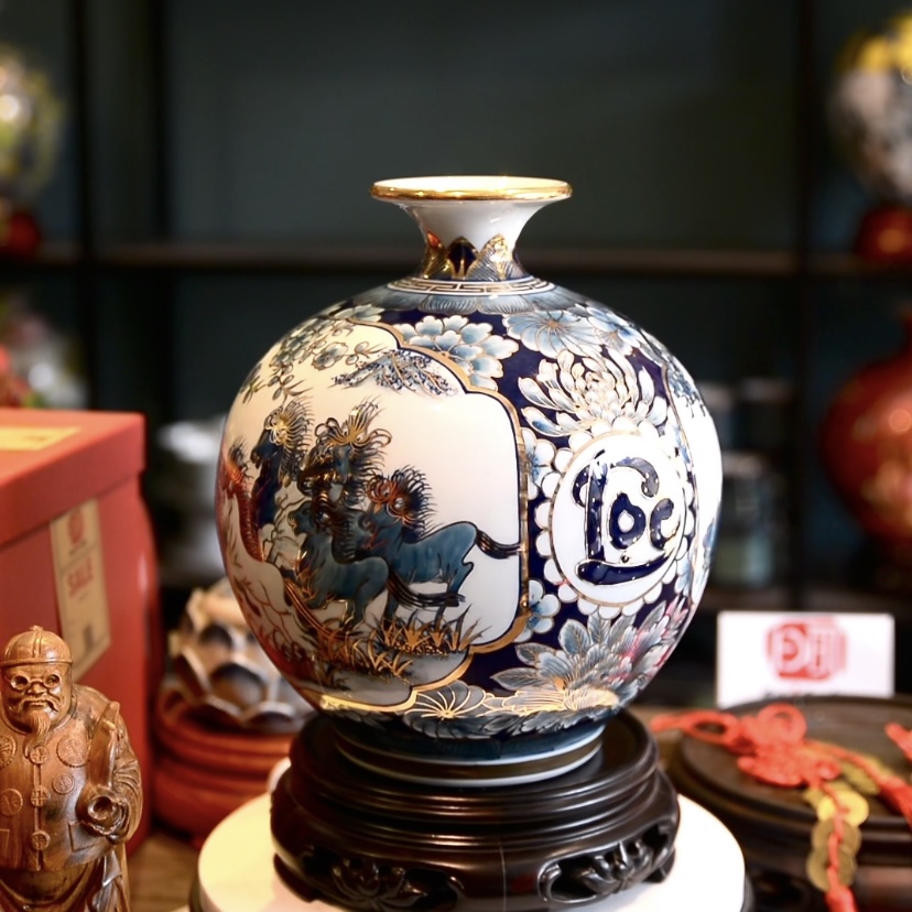 Bình hút lộc vàng 24k – DM6818