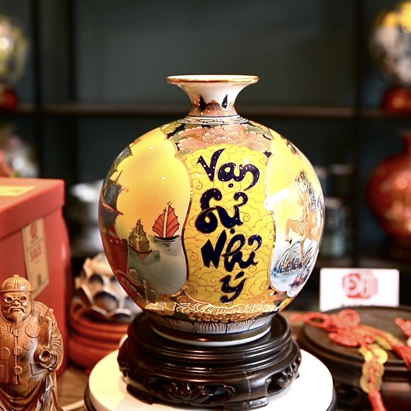 Bình hút lộc vàng 24k – DM6822